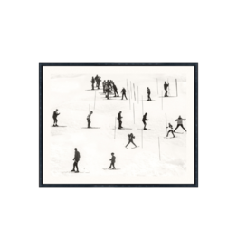 Celadon Art Ski Lesson 14"x18"