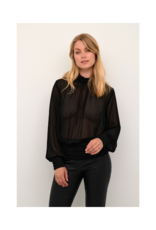 Cheila Chiffon Blouse in Black by Culture