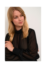Cheila Chiffon Blouse in Black by Culture