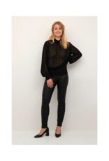 Cheila Chiffon Blouse in Black by Culture