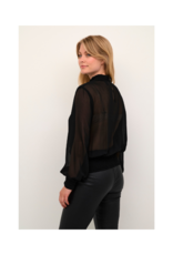 Cheila Chiffon Blouse in Black by Culture