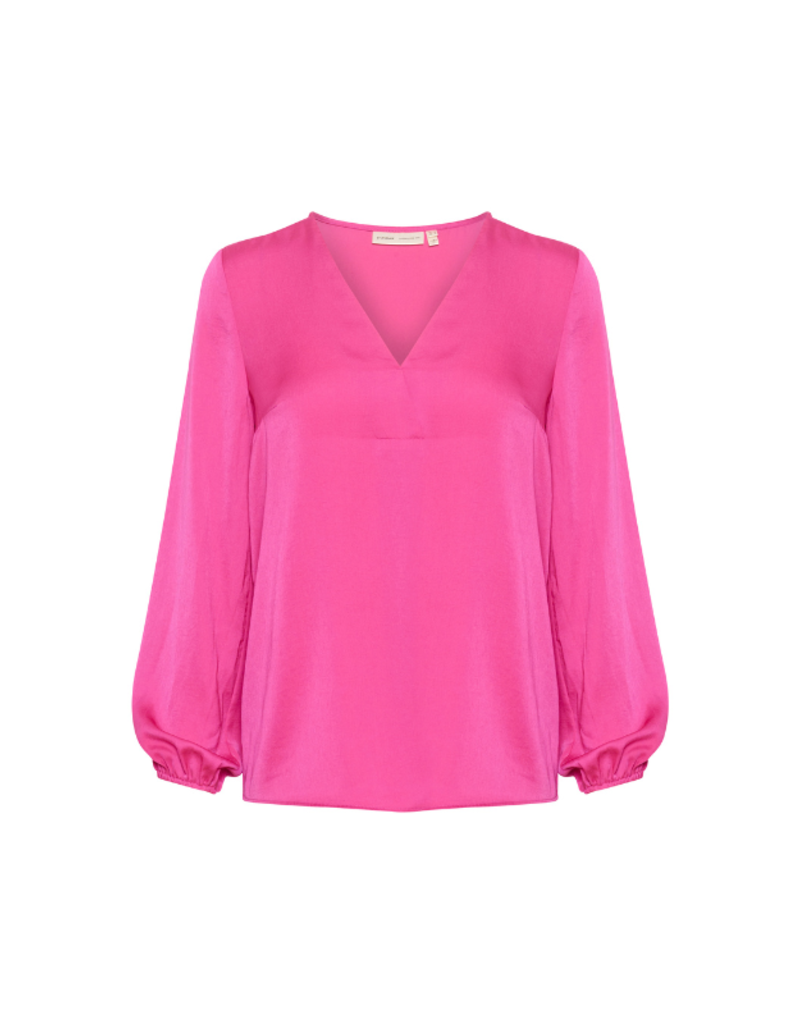 InWear Rinda Blouse in Fuchsia Pink by InWear