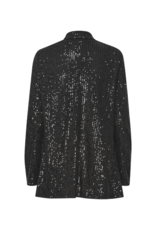 b.young LAST ONE - SIZE 36 (S) - Solia Sequin Blazer in Black by b.young