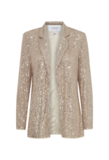 b.young LAST ONE - Size 40 (L) - Solia Sequin Blazer in Cement by b.young