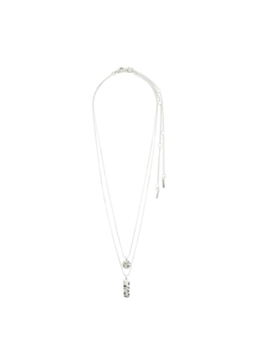 PILGRIM LAST ONE - Blink 2in1 Necklace in Silver