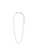 PILGRIM Blink Crystal Necklace in Silver by Pilgrim