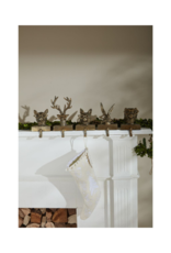 Louie the Mouse Brass Stocking Holder