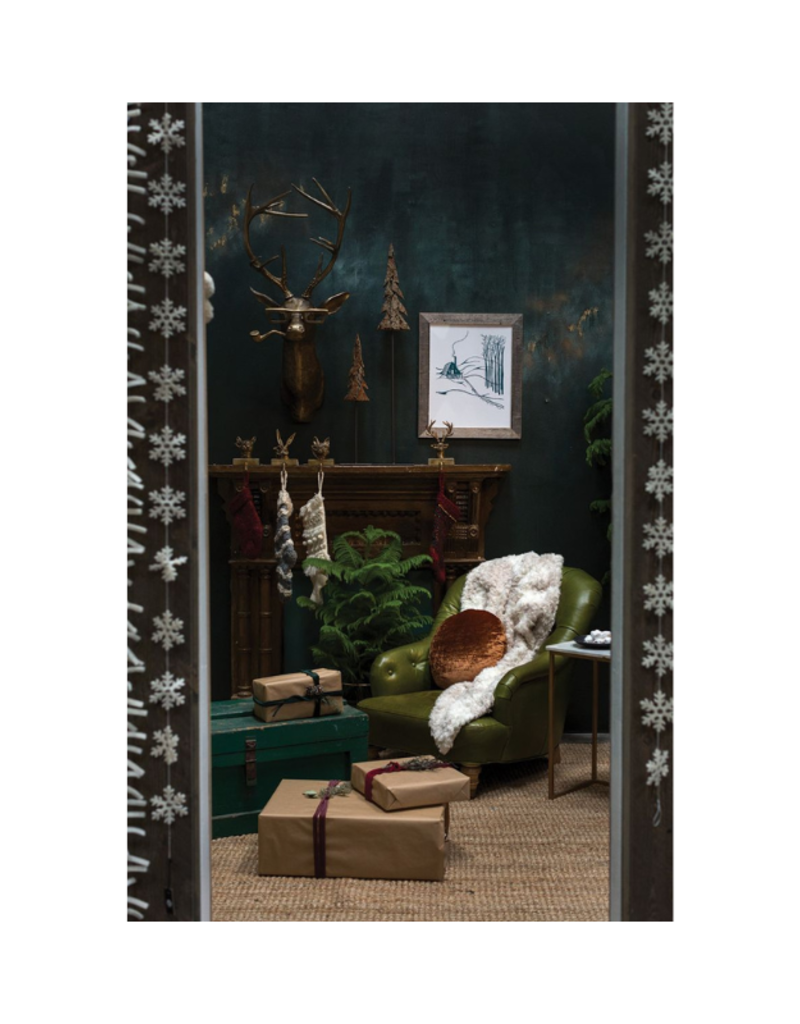 Louie the Mouse Brass Stocking Holder