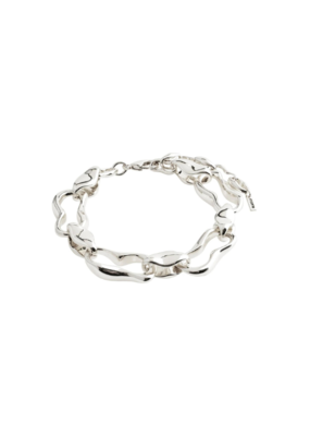 PILGRIM Wave Bracelet in Silver by Pilgrim