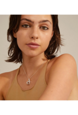 PILGRIM LAST ONE - Flow Pendant Necklace in Silver by Pilgrim