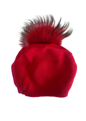 PNYC Evelyn Beanie in Red by PNYC