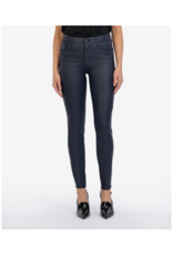 Kut from the Kloth Mia Coated High Rise Skinny in Night Fall Blue by Kut from the Kloth