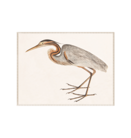 Celadon Art Purple Heron 24"x18"