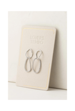 Lover's Tempo Encore Small Drop Earrings in Silver by Lover's Tempo