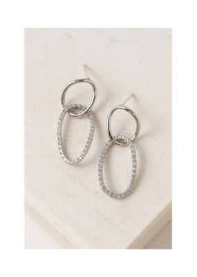 Lover's Tempo Encore Small Drop Earrings in Silver by Lover's Tempo