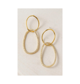 Lover's Tempo Encore Large Drop Earrings in Gold by Lover's Tempo