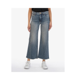 Kut from the Kloth Meg High Rise Fab Ab Wide Leg Jeans in Reliance by Kut from the Kloth