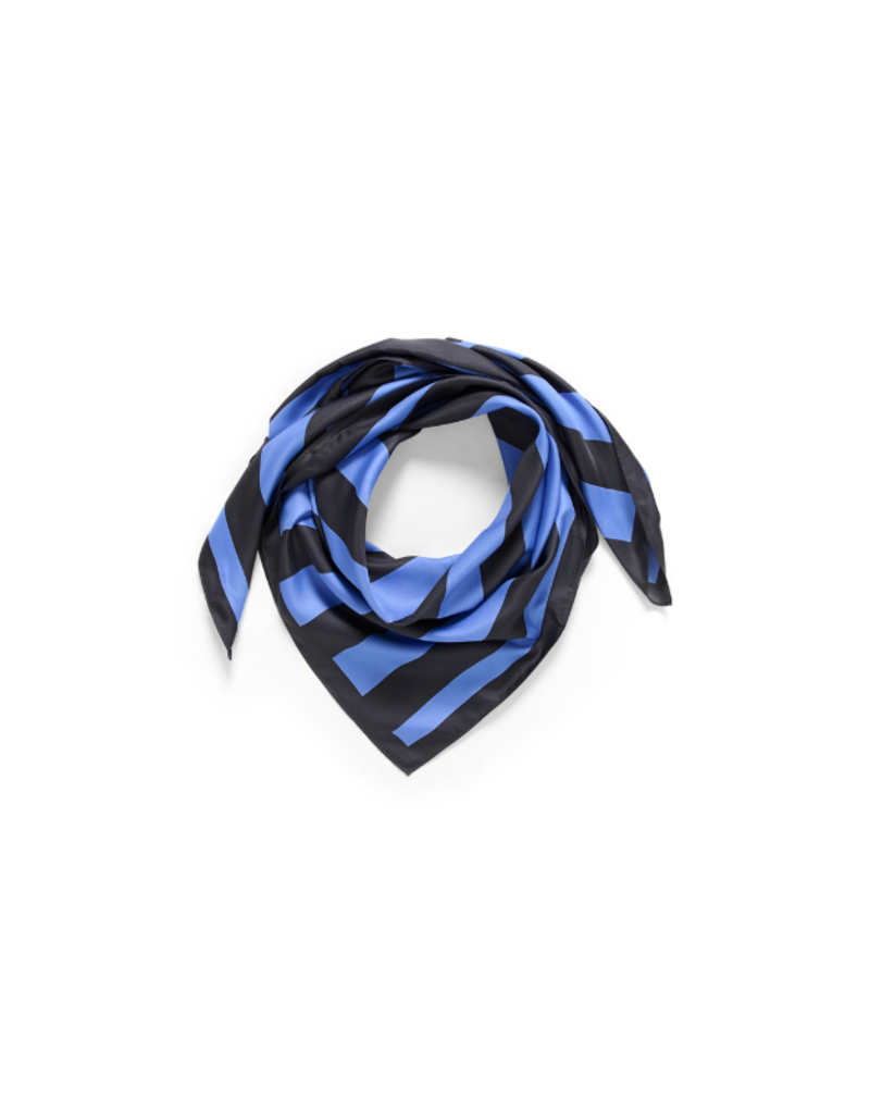 Part Two Namira Scarf in Blue Bonnet Stripe by Part Two