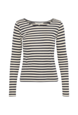 Part Two LAST ONE - SIZE XS - Fanneys Top in Dark Navy Stripe by Part Two