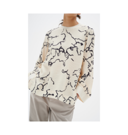 InWear Cait Rib Blouse in Vanilla Artistic by InWear