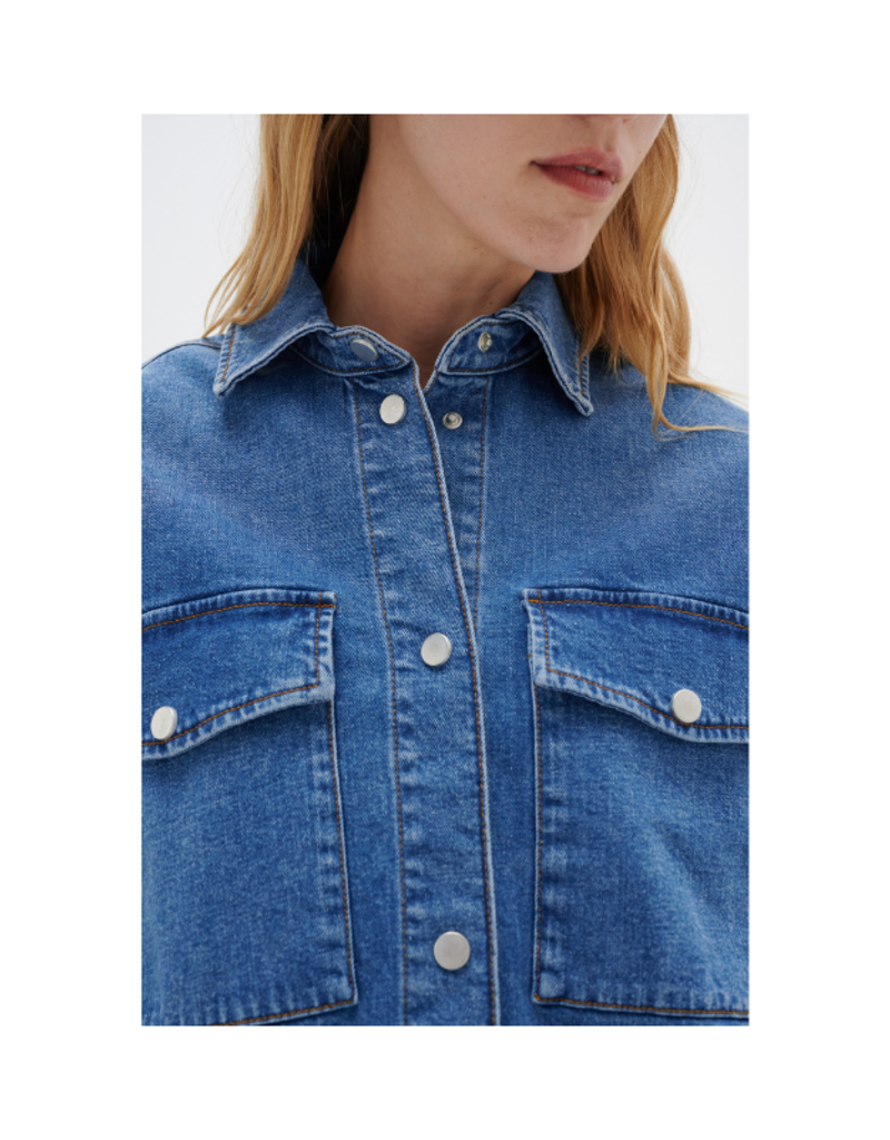 InWear Tonia Shirt Jacket in Washed Denim by InWear