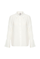 Culture LAST ONE - SIZE M - Asmin Elastic Shirt in Spring Gardenia by Culture
