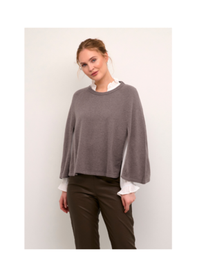 Allida Poncho in Falcon Melange by Culture