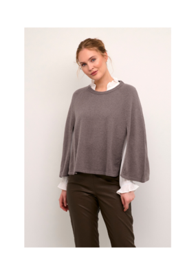 Culture Allida Poncho in Falcon Melange by Culture