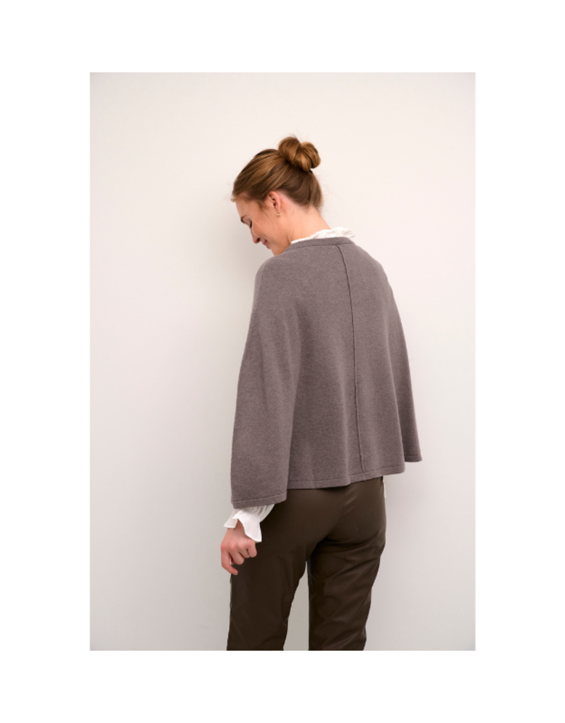 Allida Poncho in Falcon Melange by Culture