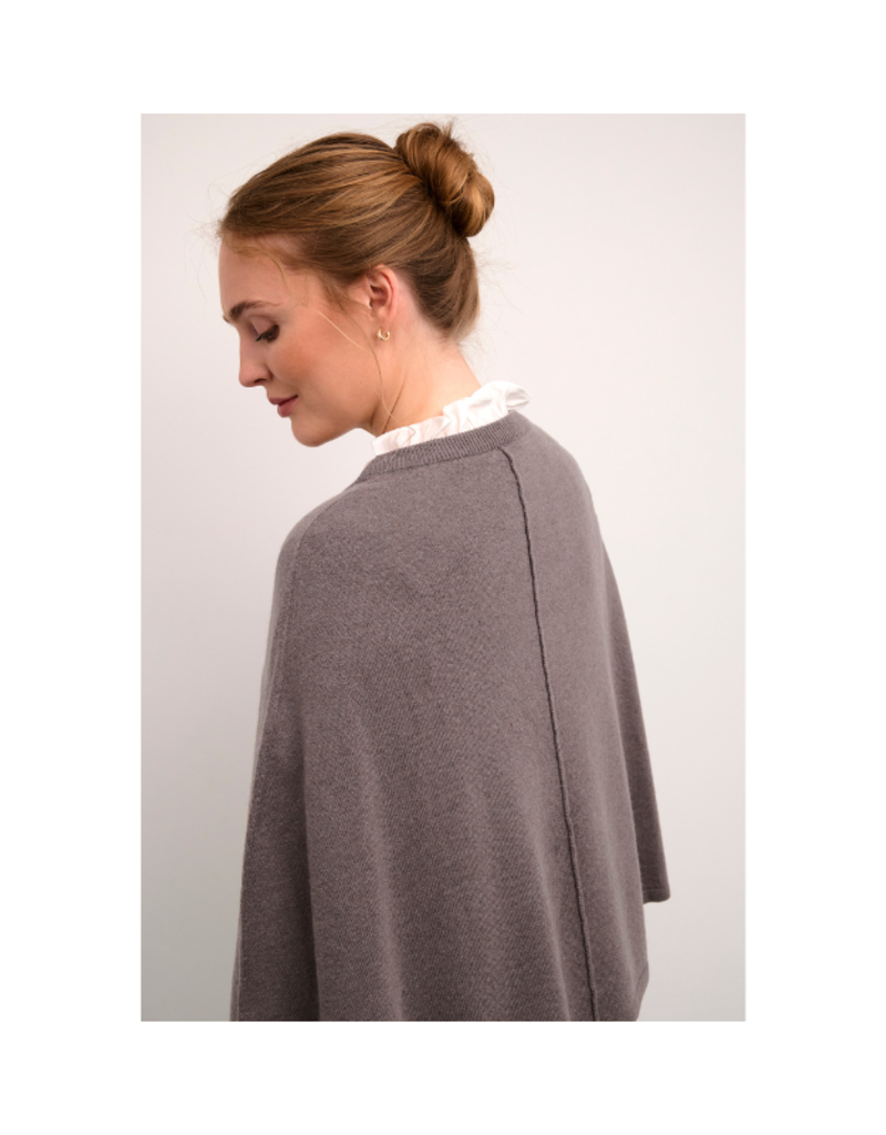 Allida Poncho in Falcon Melange by Culture