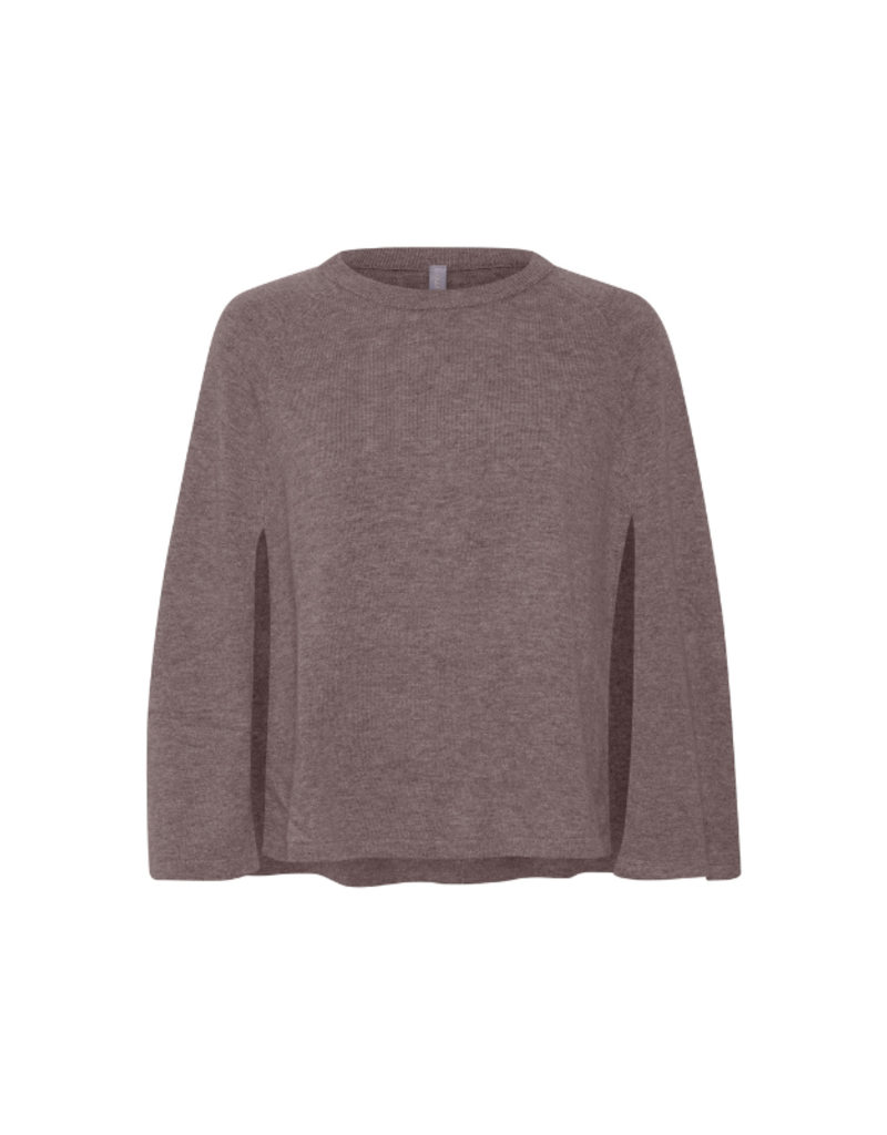 Allida Poncho in Falcon Melange by Culture