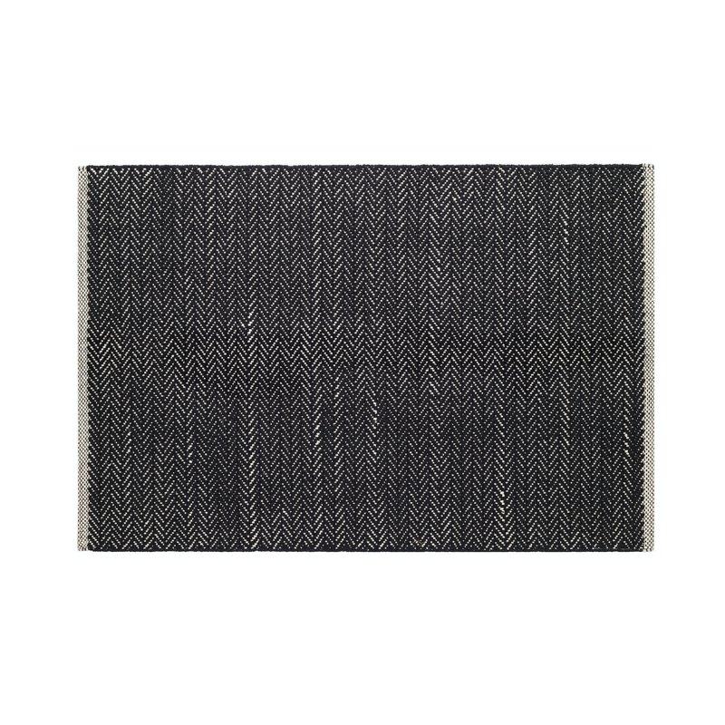 Black & Tan Spain Cotton Accent Rug, 2x3
