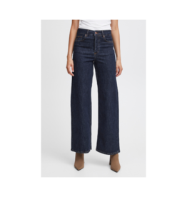 b.young Komma Jeans in Wide Leg Dark Blue Denim by b.young