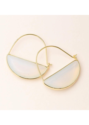 Scout Prism Hoop Earring in Opalite & Gold by Scout