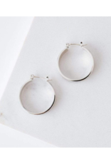 Lover's Tempo Chloe Hoops in Silver by Lover's Tempo