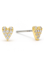 Lover's Tempo Flutter Stud Earrings in Gold by Lover's Tempo