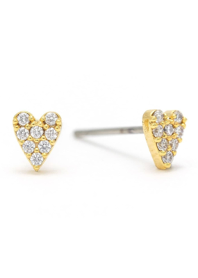 Lover's Tempo Flutter Stud Earrings in Gold by Lover's Tempo