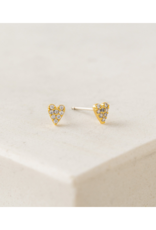 Lover's Tempo Flutter Stud Earrings in Gold by Lover's Tempo