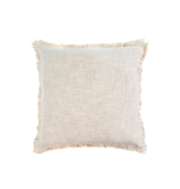 Indaba Trading Selena Linen Pillow in Ecru 20x20