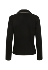 Cream Saila Jersey Blazer in Pitch Black by Cream