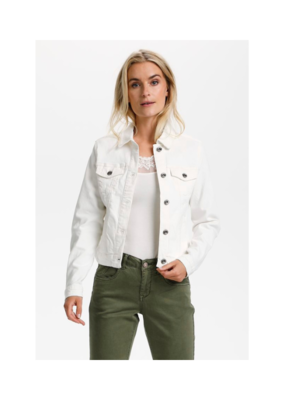 Cream Lisa Denim Jacket in Chalk by Cream