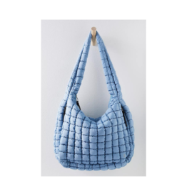 free people Movement Quilted Carryall in Dusty Blue by Free People