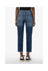 Kut from the Kloth Rachael High Rise Fab Ab Mom Raw Jean in Explore by Kut from the Kloth