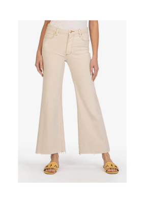 Sienna Wide-Leg Crop Jeans - Ecru –  a kind heart