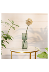 Elle Small Fluted Vase in Olive