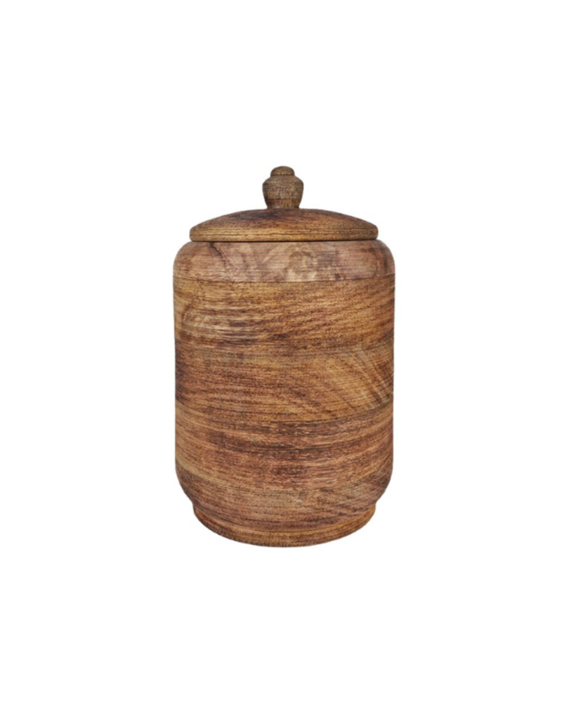 Large Cedar Storage Jar
