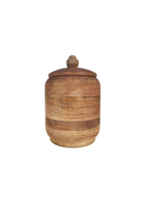 Small Cedar Storage Jar
