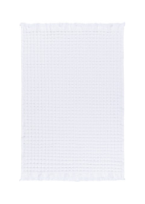 Danica Organic Cotton Waffle Hand Towel in White