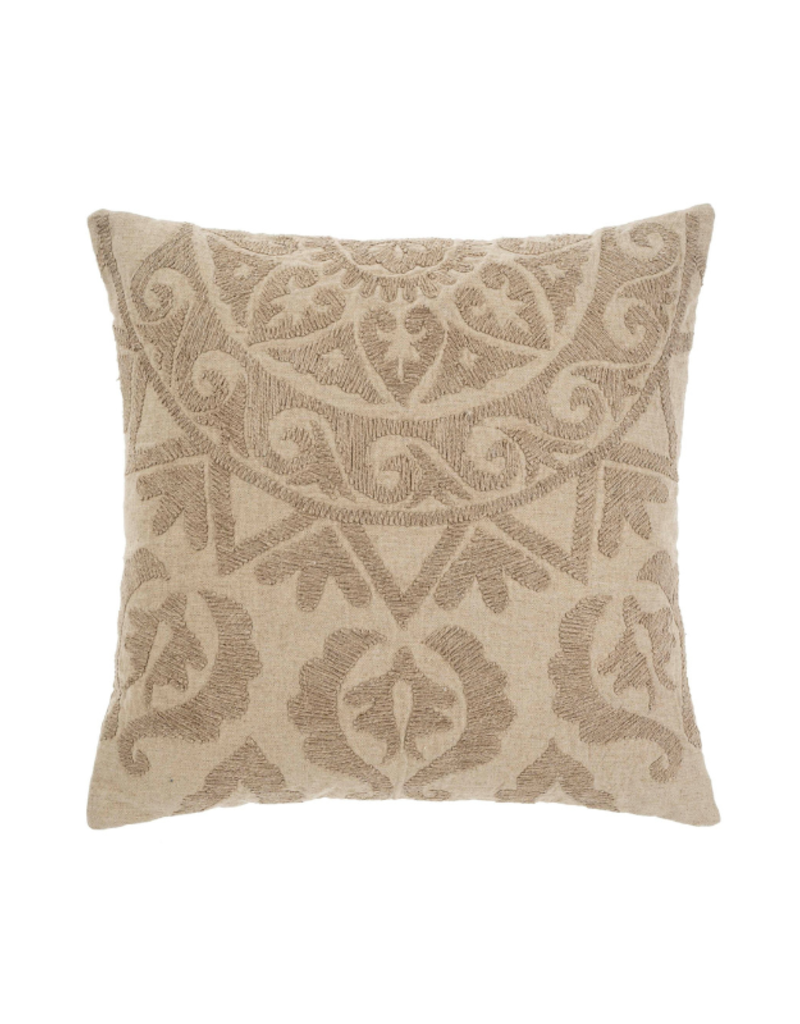 Indaba Trading Linen Suzani Pillow 20x20
