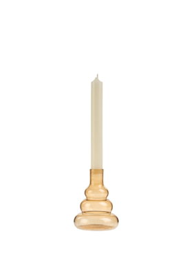 Indaba Trading Glass Candle Stick in Sorbet